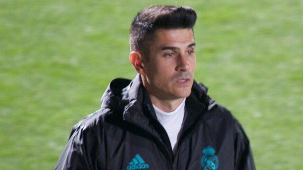 Álvaro Benito, técnico del Juvenil B. Foto: Twitter (@AlvaroBenitoV)