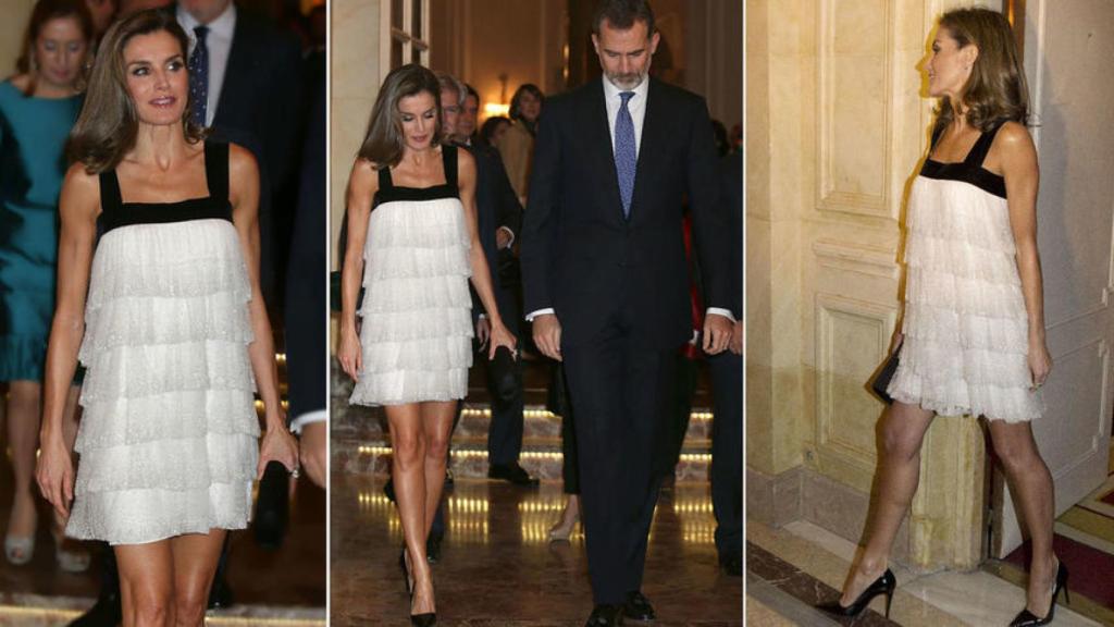 Letizia en el acto de noviembre.