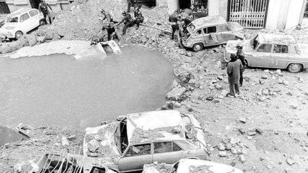 Escenario del crimen de Carrero Blanco en la calle Claudio Coello de Madrid.