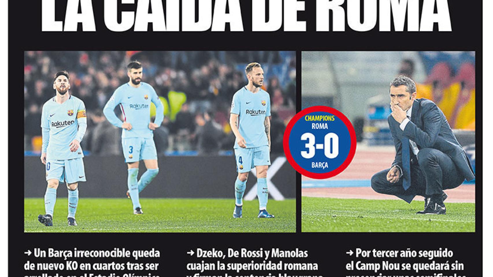 Portada Mundo Deportivo (11/04/18)