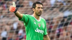 Buffon con la Juventus. Foto juventus.com