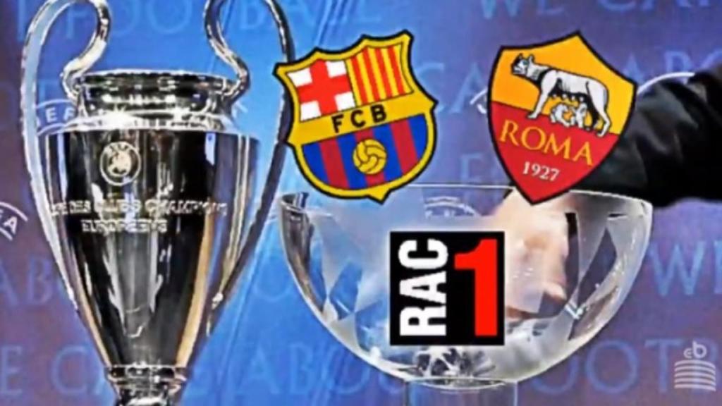 Sorteo de los cuartos de final de la Champions entre el Barceloan y la Roma