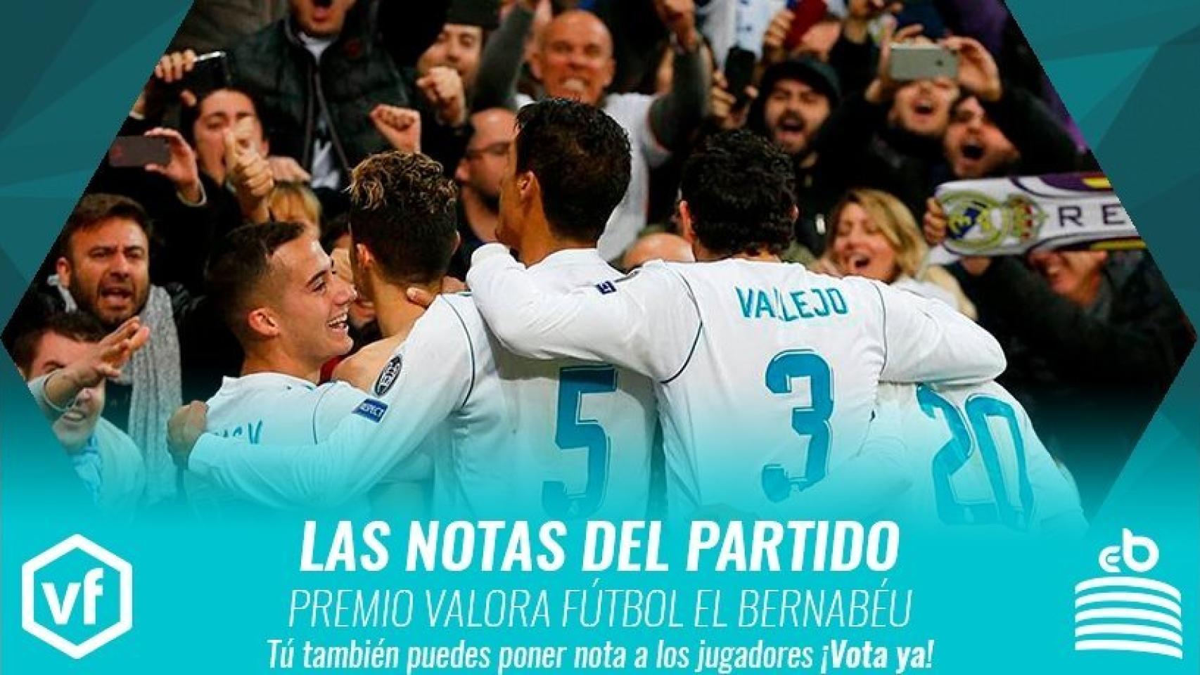 Las notas del Real Madrid - Juventus