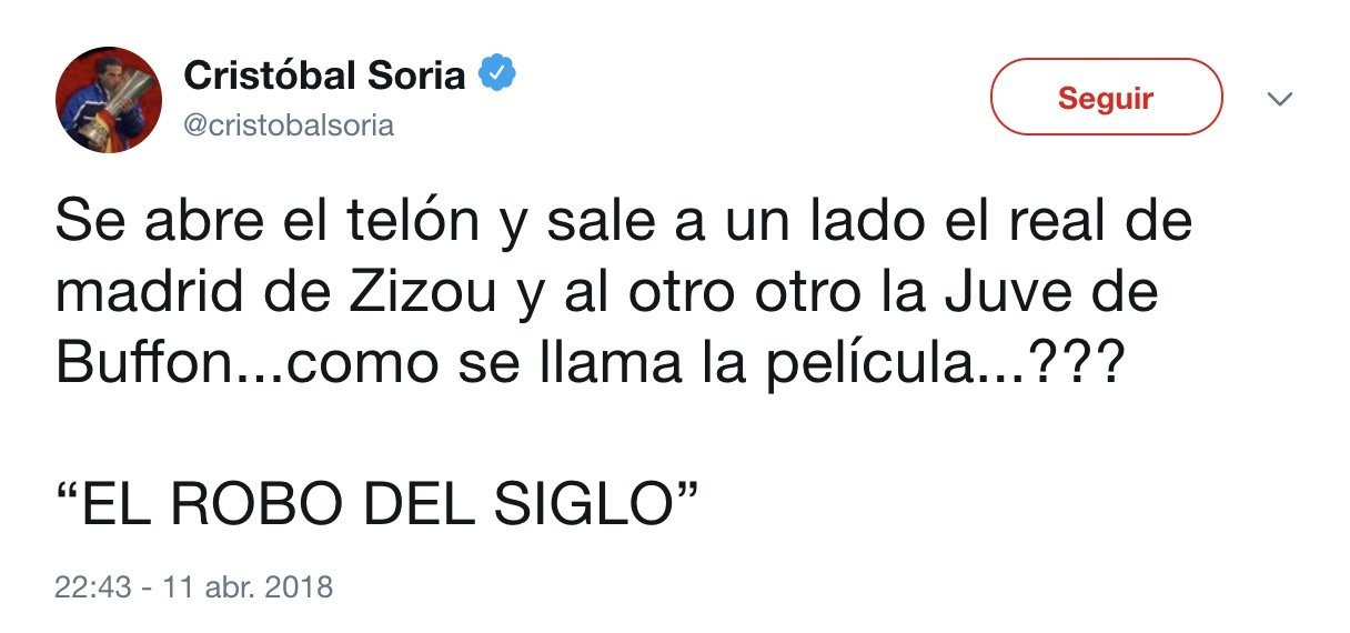 Cristóbal Soria califica el pase del Madrid como robo del siglo: ¿no veía el Bayern - Sevilla?