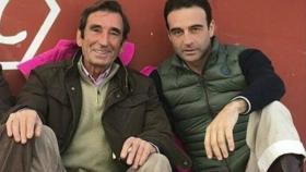 Dámaso González junto a Enrique Ponce