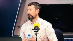 Toni Garrido en el estudio de la Cadena Ser.