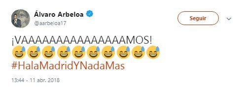 Así celebraron Guti y Arbeloa en Twitter el pase a semis