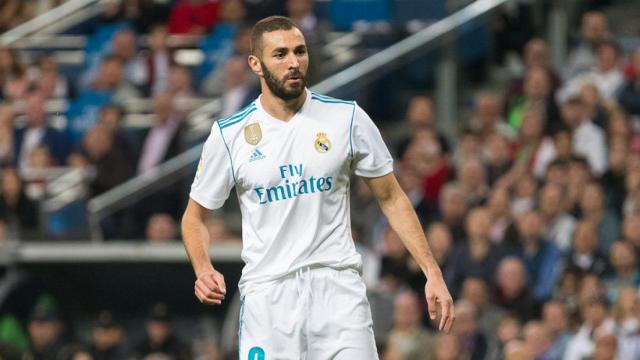 Benzema, en el Santiago Bernabéu. Foto: Pedro Rodríguez/El Bernabéu