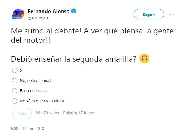 Fernando Alonso se suma a la polémica sobre el Real Madrid - Juventus.