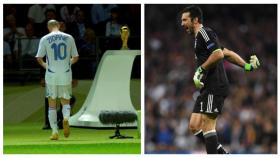 Zidane y Buffon, en su adiós.