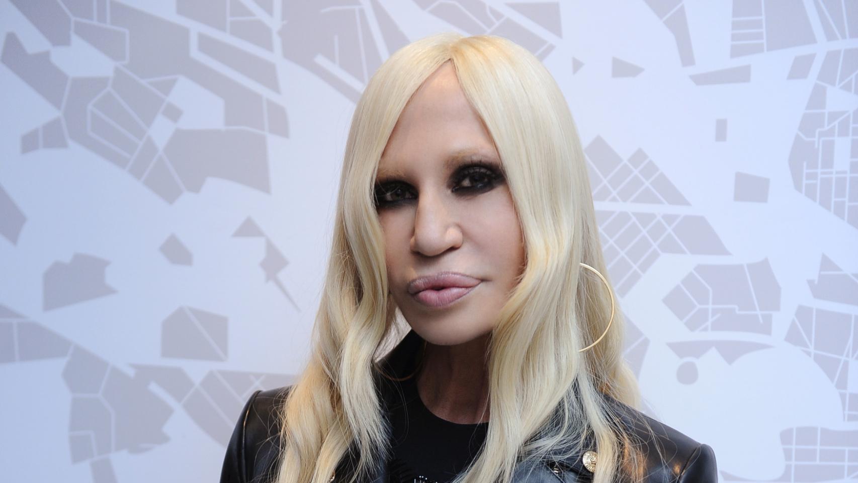 Donatella Versace en una imagen de archivo.