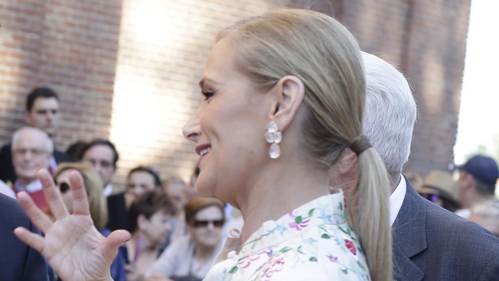 La presidenta en la corrida de la Beneficencia.