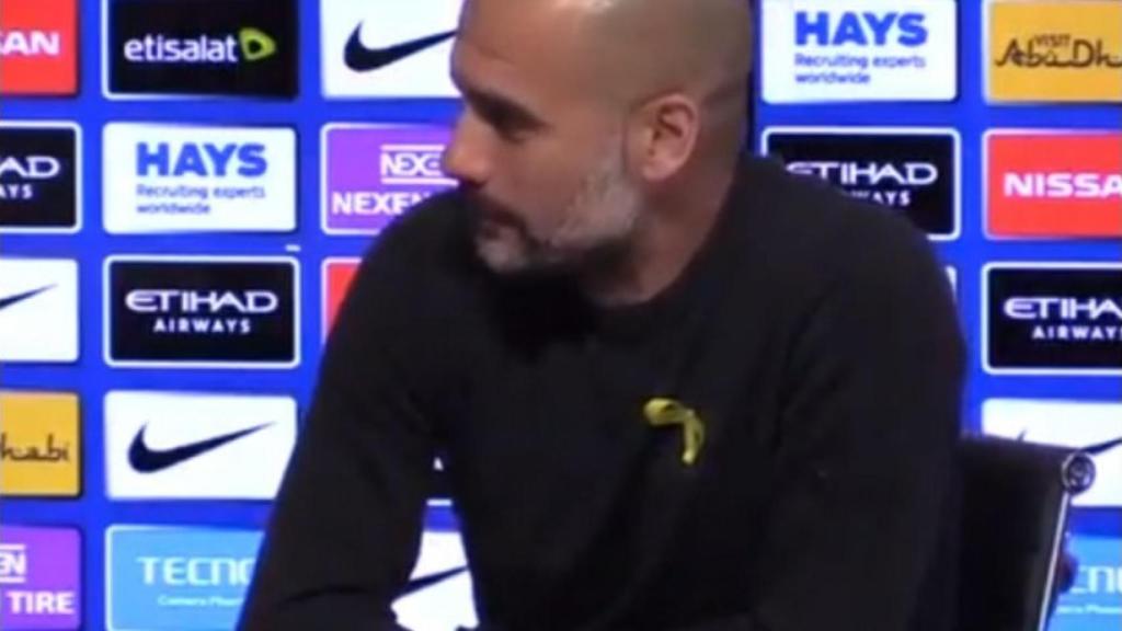 La reacción de Guardiola al preguntarle por el máster de la URJC