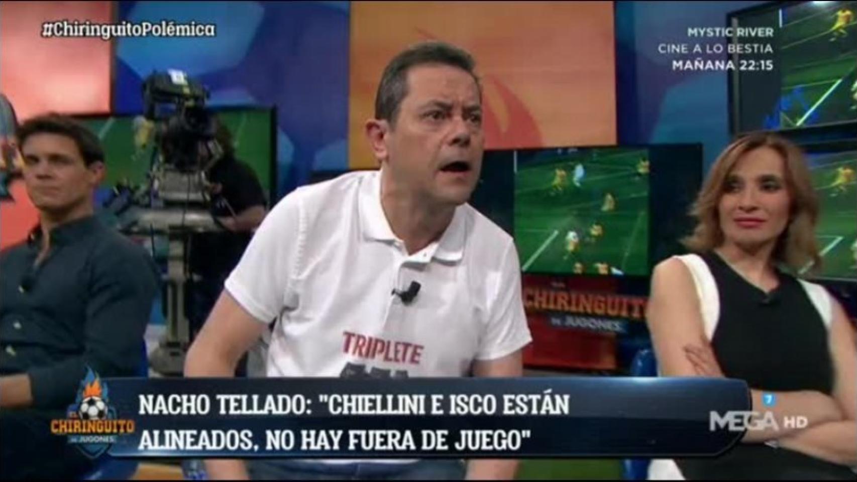 Tomás Rocero. Foto: Twitter (@elchiringuitotv)