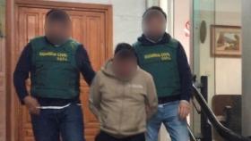 Detención de la Guardia Civil practicada en Almería.