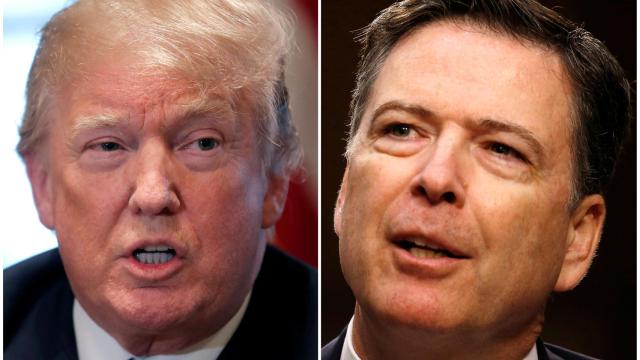 Trump y Comey