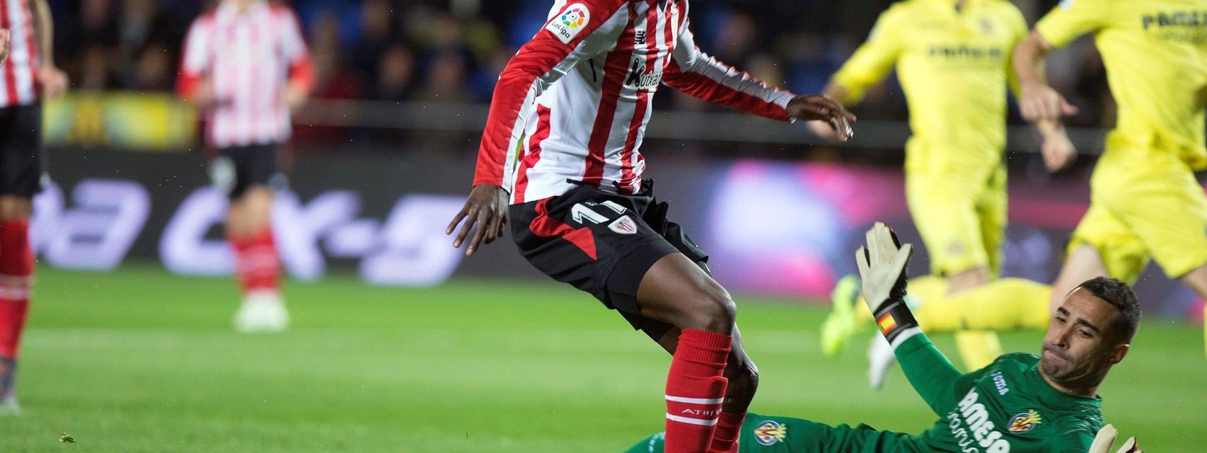 Iñaki Williams en el último partido liguero.