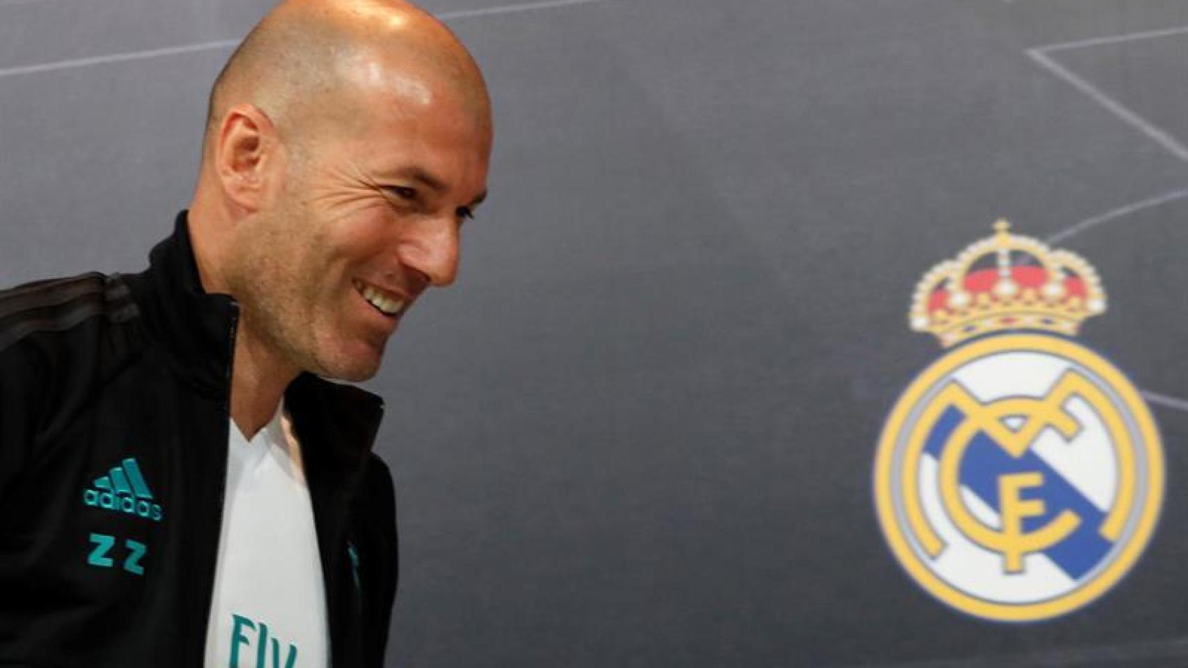 Zidane, en rueda de prensa.