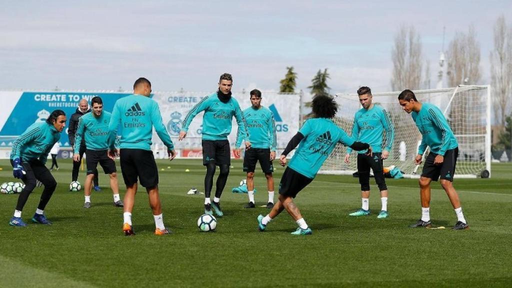 Entrenamiento del Real Madrid