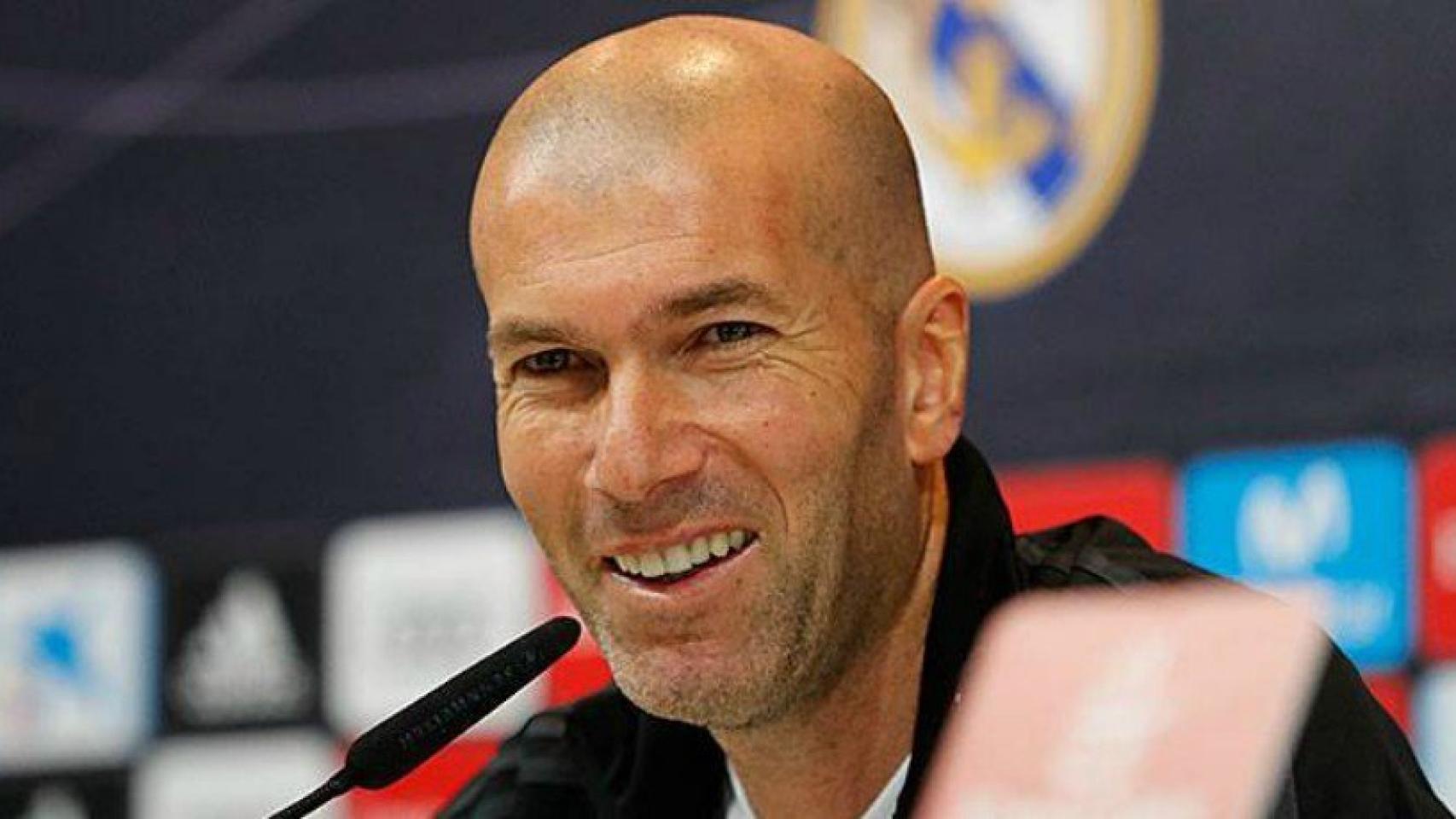 Zidane en rueda de prensa