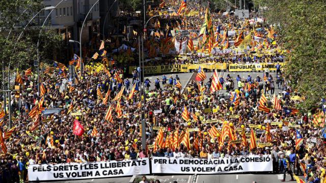 Manifestación en Barcelona