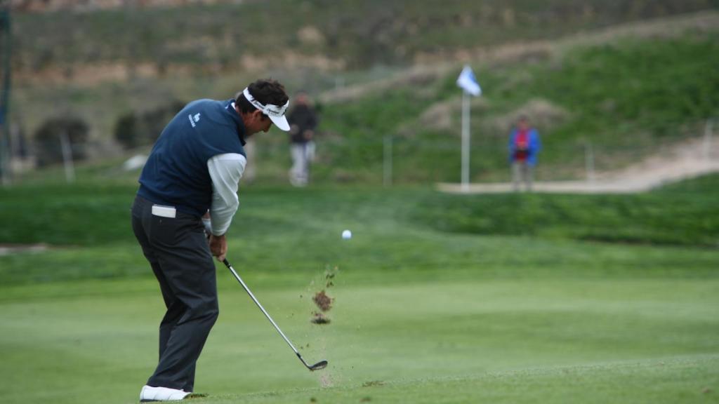 Fernández-Castaño durante la primera jornada del Open de España.