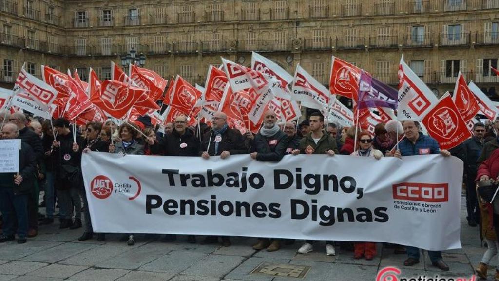 manifestacion pensionistas salamanca