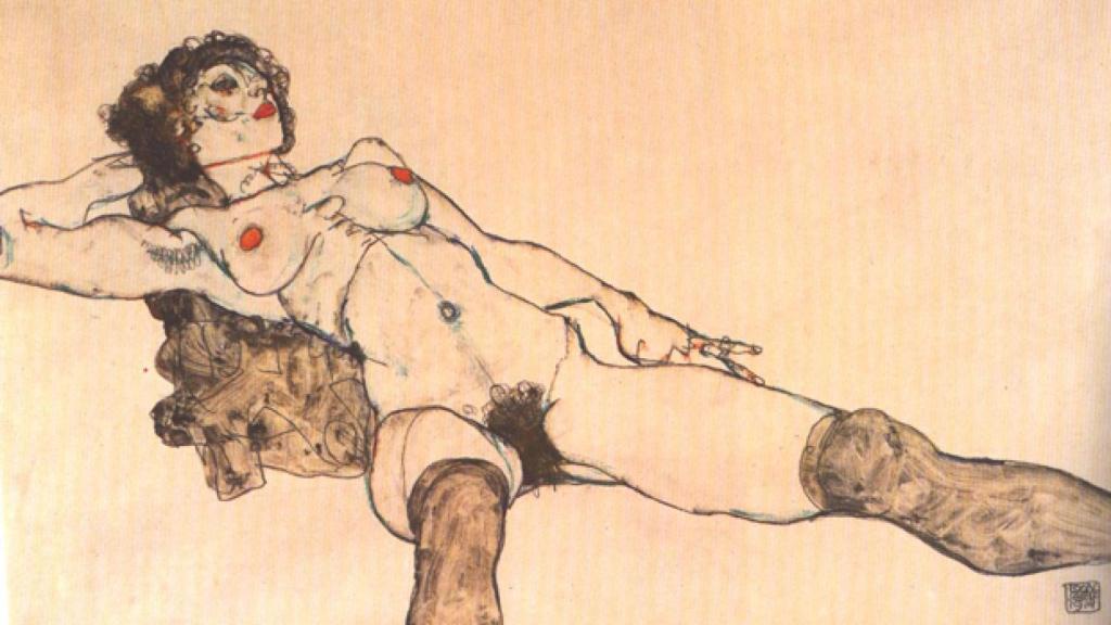 Uno de los desnudos de Egon Schiele que expondrá pronto el MET. Se plantea incluir una marca que recuerde que era un presunto abusador.