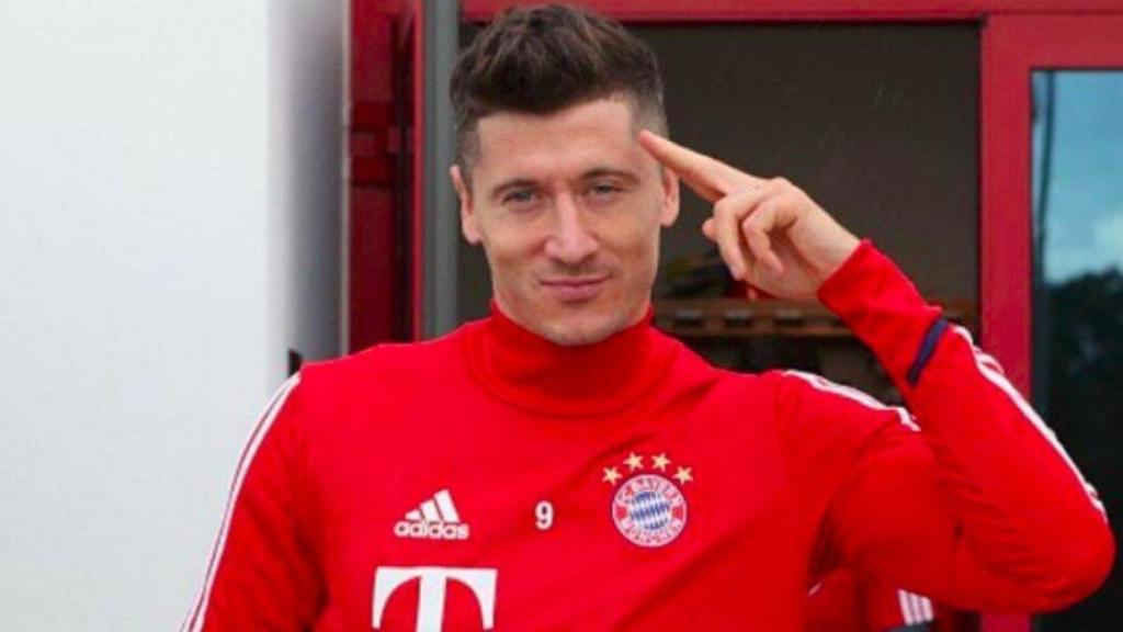 Lewandowski. Foto Instagram (@_rl9)