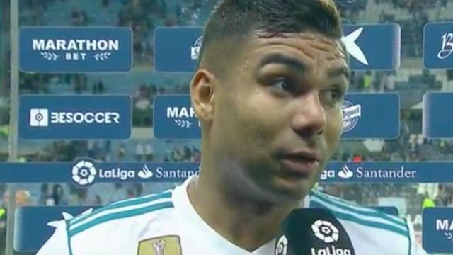 Casemiro habla tras el partido