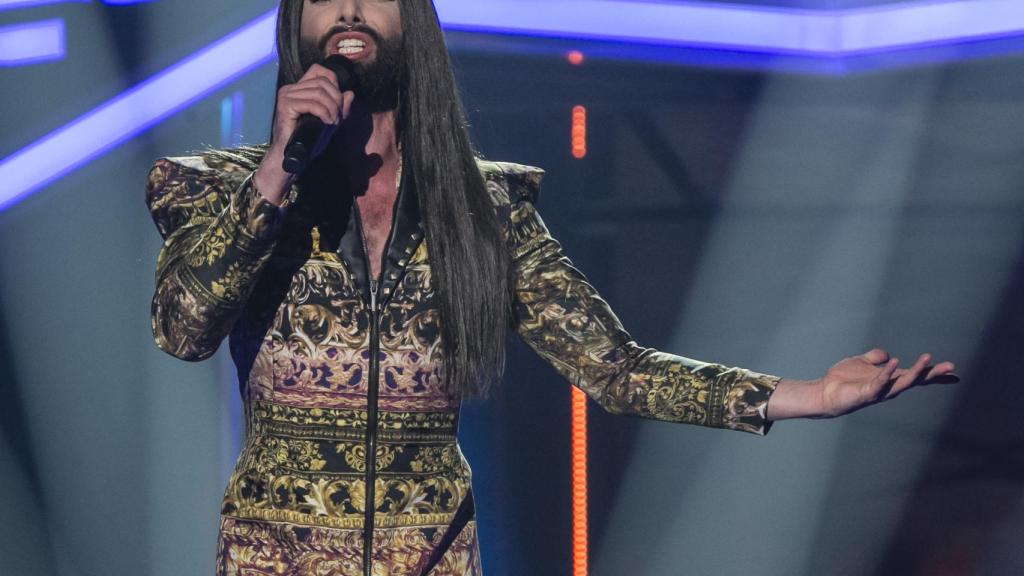 Conchita Wurst en una gala de 'Operación Triunfo'