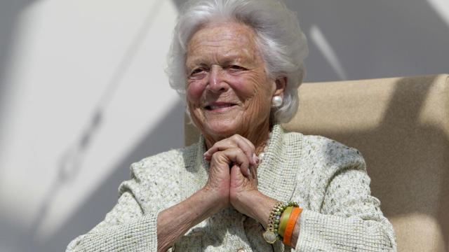 Barbara Bush.