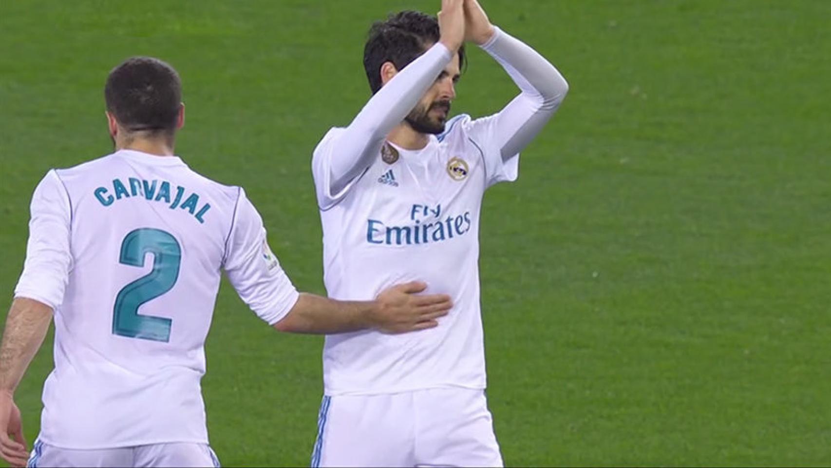 Isco se disculpa a La Rosaleda