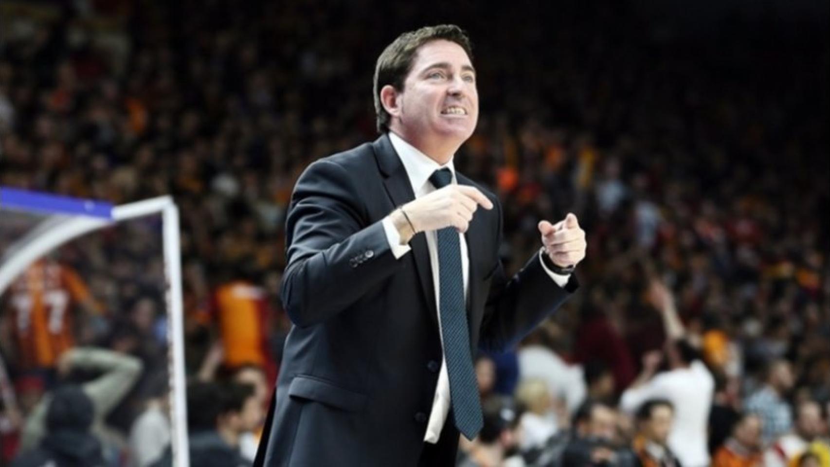 Xavi Pascual, entrenador del Panathinaikos. Foto: euroleague.net