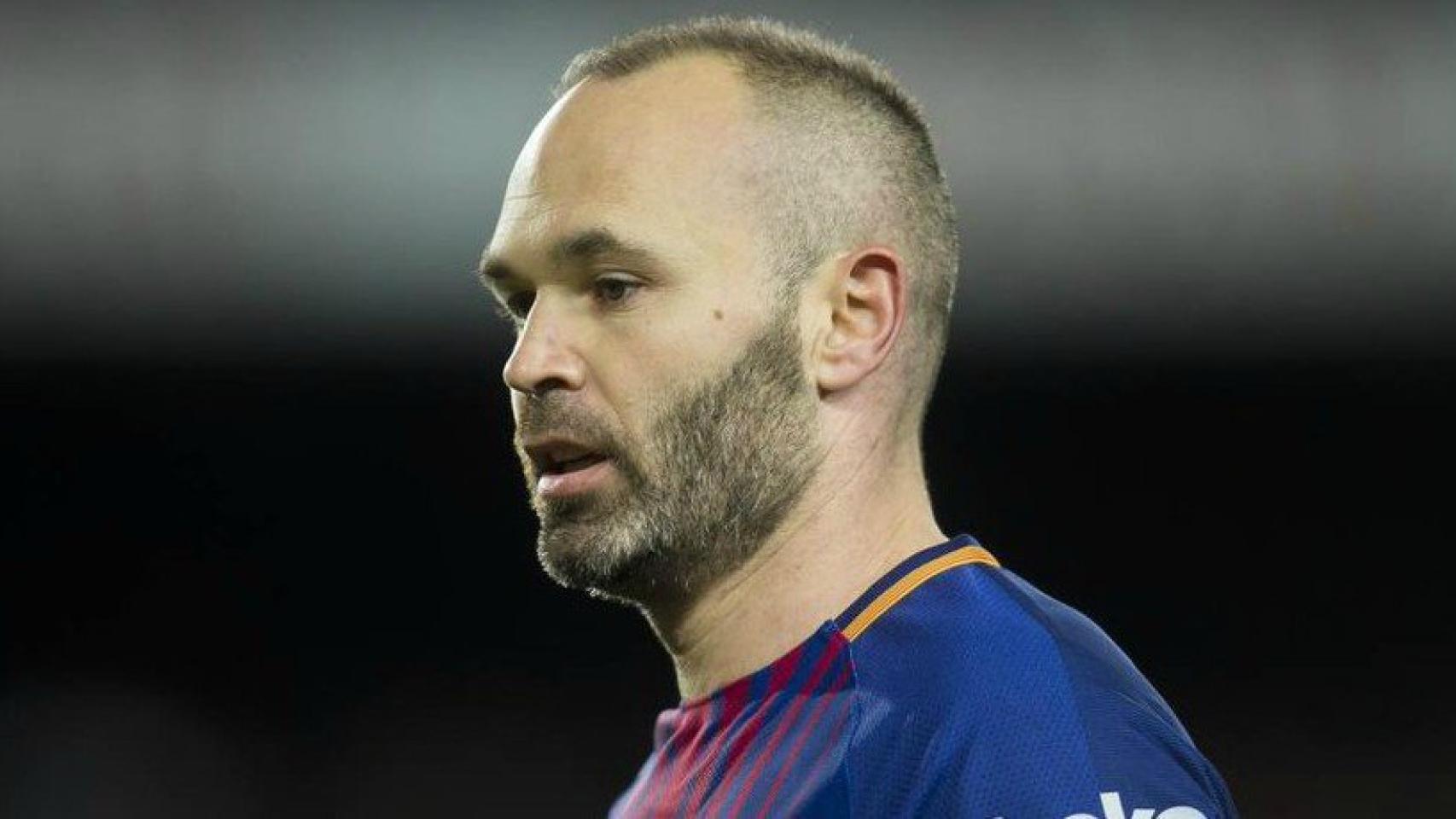 Iniesta, en un partido del Barcelona. Foto: Twitter (@FCBarcelona_es)