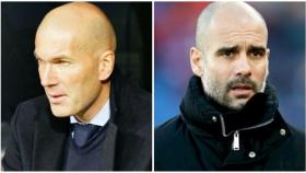 Zidane golea a Guardiola