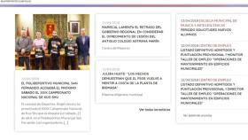 Pantallazo de la página web del Ayuntamiento de Cuenca