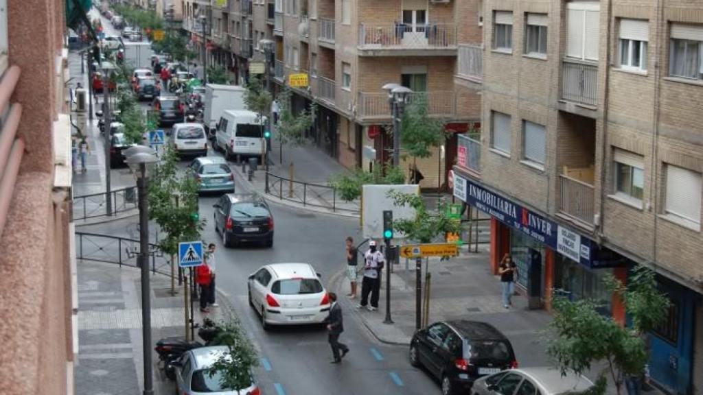 Panorámica de la calle Pedro Antonio de Alarcón, donde sucedieron los hechos.