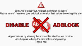 anuncio desactivar adblock web