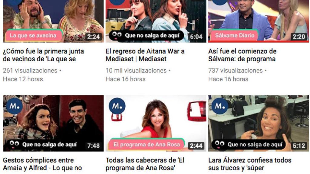 Mediaset aterriza por sorpresa en YouTube, pero con vídeos históricos