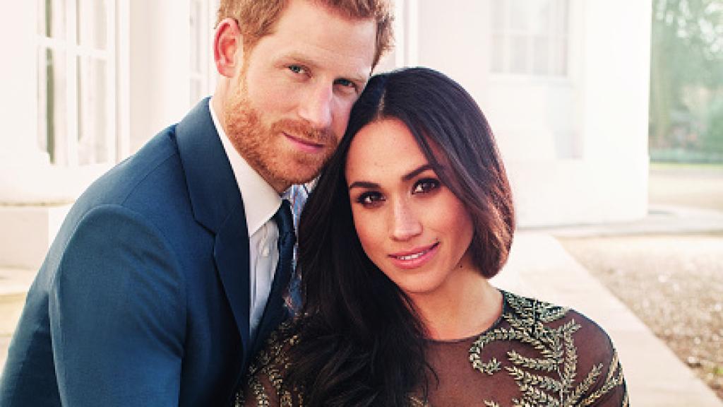 Harry y Meghan en su foto oficial de compromiso.