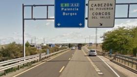 Autovía 62 a su paso por Cabezón de Pisuerga