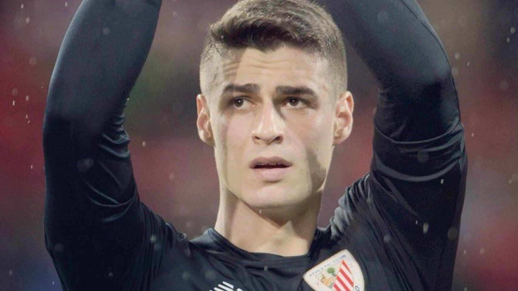 Kepa, en un partido del Athletic. Foto: Twitter (@kepa_46)