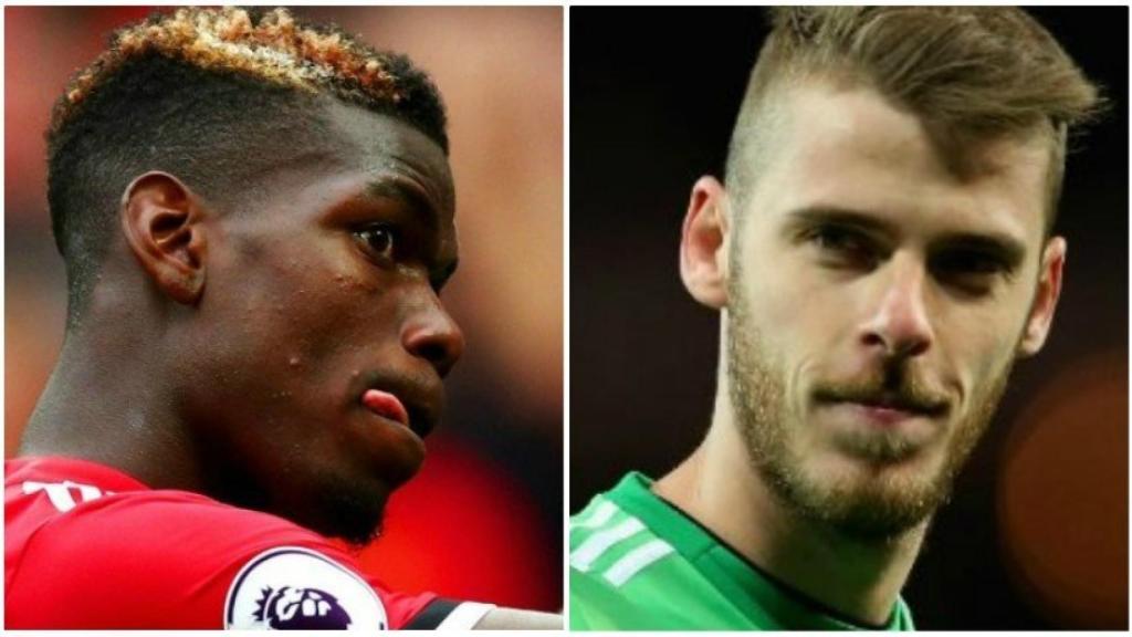 De Gea intenta retener a Pogba