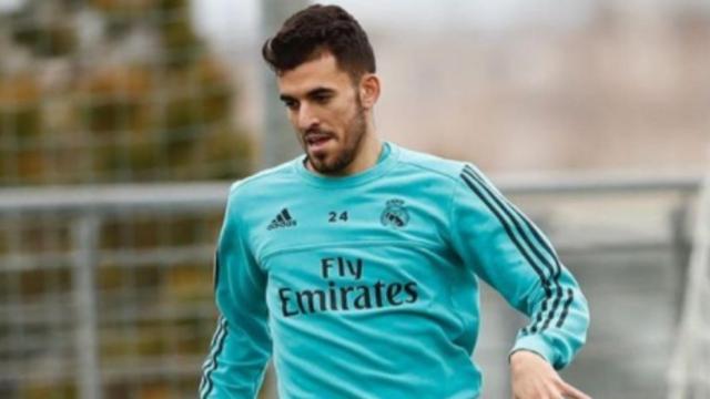 Dani Ceballos durante un entrenamiento. Foto: Instagram (@danifuli10)