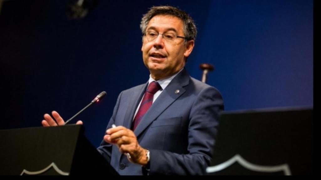 Josep María Bartomeu, Presidente del Barcelona. Foto: Twitter (@FCBarcelona_es)