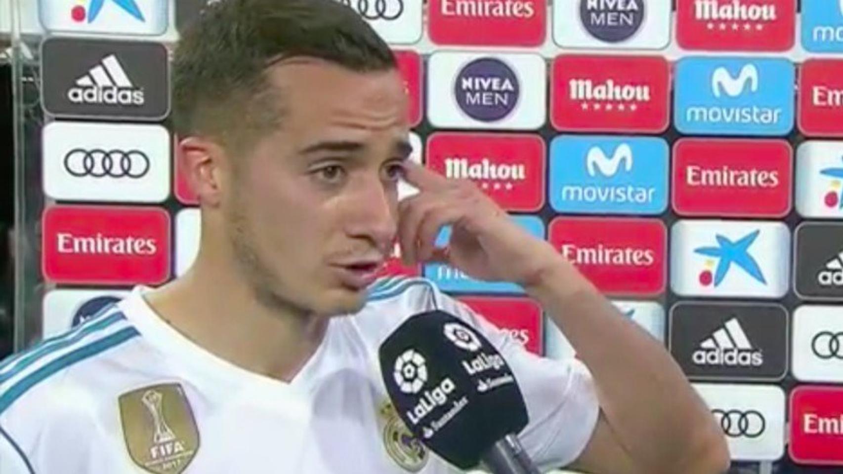 Lucas Vázquez habla tras el partido