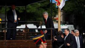 El ministro de Exteriores, Alfonso Dastis, durante su viaje a Buenos Aires.