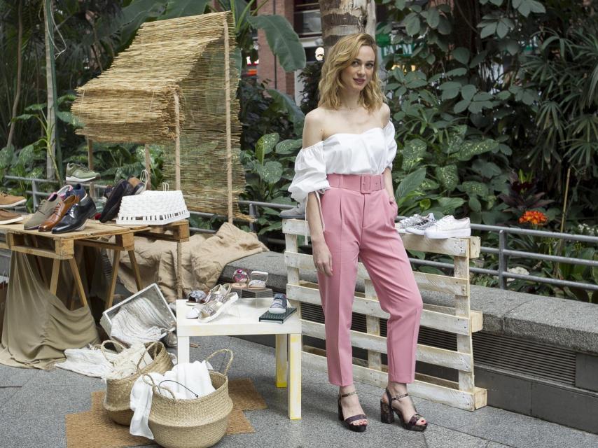 Marta Hazas en la presentación de la nueva colección de Merkal.