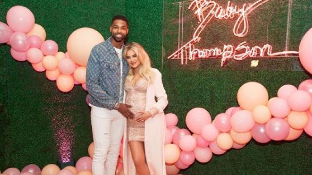 Khloé Kardashian y Tristan Thompson celebraban la llegada de su hija.